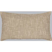 Coussin garni déhoussable 30 x 50 cm coloris taupe